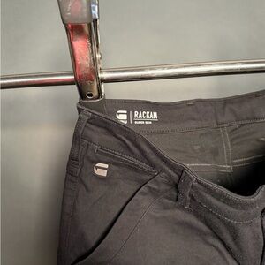 G-star RAW Men' Black double knee Jeans